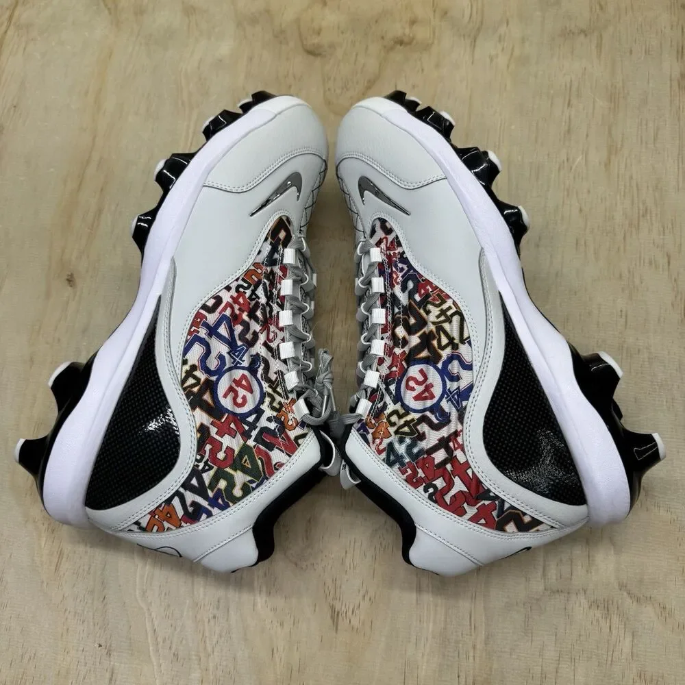 NEW Nike Griffey 2 MCS Jackie Robinson Day Baseball Cleats HJ4509-001 Mens Sz 13